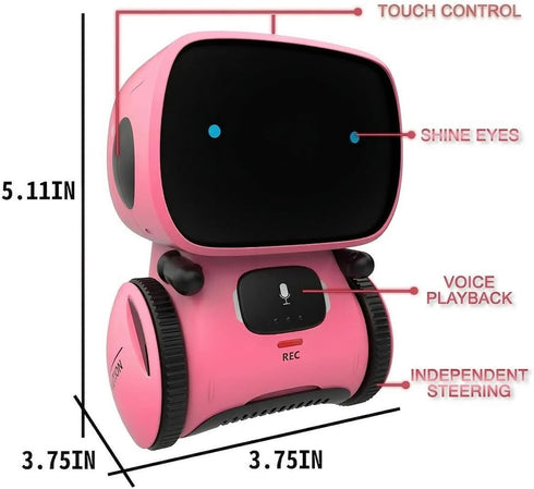 98K 3 Kids Robot Toys for Girls and Boys, Touch and Voice Control Robots Interactive Smart Talking Robots Intelligent