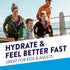 Packets, 24 Packets Pedialyte Fast Hydration Electrolyte Powder Grape, Hydration Drink, Single-Serving Powder