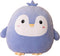 Soft Purple Penguin Plush Hugging Pillow - Cute 12 Inch Stuffed Animal for Birthday, Valentine, Christmas Gifts