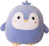 Soft Purple Penguin Plush Hugging Pillow - Cute 12 Inch Stuffed Animal for Birthday, Valentine, Christmas Gifts