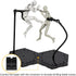 Yocoolfun 3 Pack 1/144 Black Action Figure Stand,Action Figure Display Holder Stand Base,Compatible with HG RG SD SHF