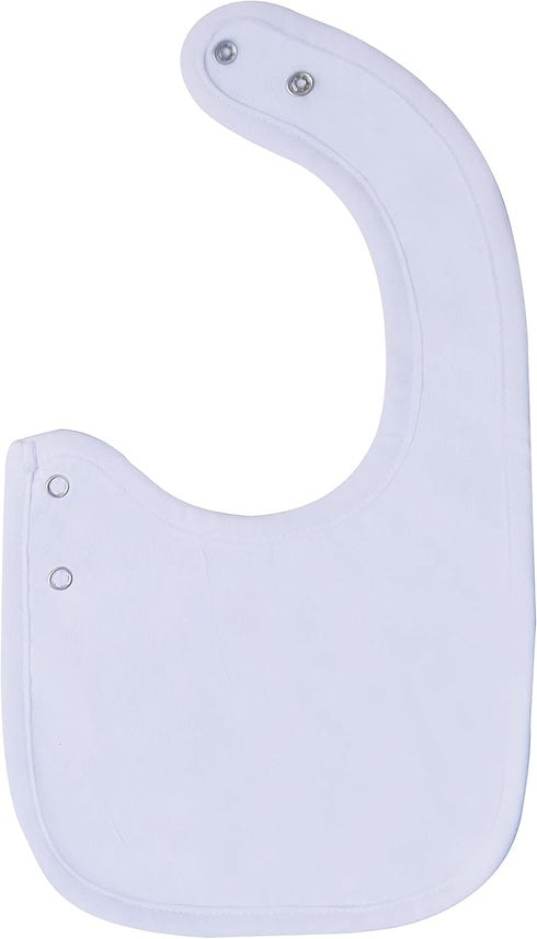 Maiwa Cotton Waterproof Baby Bibs for Girls Boys Unisex for Drooling Drooler Teething with Snaps,Oeko-TEX Certified