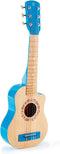 Hape Kid's Flame First Musical Guitar, Blue, Dimensions: L: 25.7, W: 2.4, H: 8.4 inch