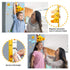 Baby Height Growth Chart Ruler - 3D Movable Giraffe Height Ruler for Kids Room Decor, Nursery Animal Wall Decals