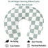 Green Checkered Nursing Pillow Cover & Bumbo Seat Protector