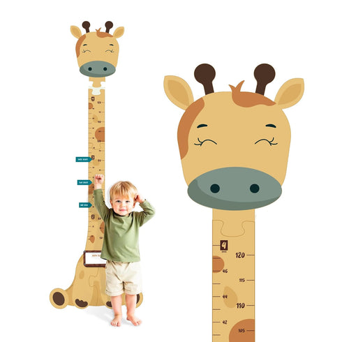 Wooden Growth Chart for Kids Wall Height Chart for Children, Easy Install