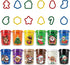 Waybla Christmas Modeling Dough Set 12 Colors, 12 Holiday Theme Plastic Cutters, 2oz