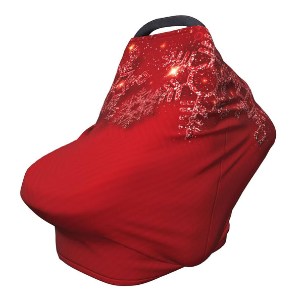 Schgap Christmas Car Seat Covers Canopy for Baby, Nursing Cover Breastfeeding Baby Carrier