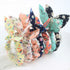 AKOAK 20 Pcs Baby Girl's Rabbit Ear Hair Tie Bands, Polka Dot Leopard Trip Ponytail Holder