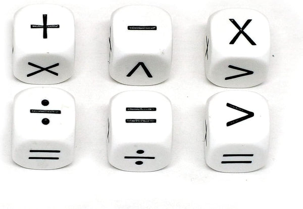 Koplow Games Operators Dice, Multicolor Learning Aid Classroom Accessories