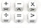 Koplow Games Operators Dice, Multicolor Learning Aid Classroom Accessories