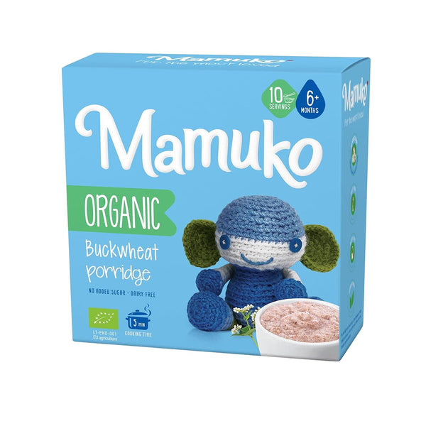 MAMUKO Baby Porridge - Buckwheat Porridge with GMO-Free - Organic Porridge for Healthy