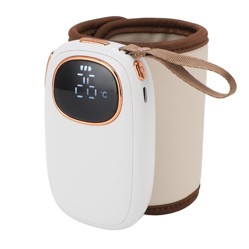 Portable Bottle Warmer Sleeve, USB Charging Baby Milk Bottle Warmer Effective Insulation Reusable Fast Heating