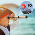 Aubric 4pcs Pack Kids Pirate Telescope & Compass Toy Kits Plastic Collapsible Handheld Retro Telescope Spyglass