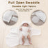 0-3 AiWMGL Baby Winter Fleece Swaddle Blanket Months Boys Girls Warm Adjustable Newborn Swaddling Wrap Soft Plush