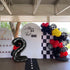 134pcs Balloons Race Car Birthday Party Supplies - Racing Car Theme Decorations, Happy Birthday Racecar Number Balloons