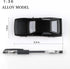 1/36 Scale 1980 Audi Sport Quattro Toy Car, Pull Back Diecast Model Cars, Gifts for Boys and Girls (Matte Black)