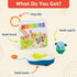 B. toys Bath Book & Boat Squirter, Pull-String Boat with Colors & Numbers, Travel Clip for 10 Months Tub Time