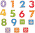 Bigjigs Toys Colourful Educational Wooden Magnetic Numbers and Symbols