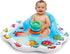 Bundaloo Inflatable Infant Pool Splash Mat with Backrest & Stackable Ring Toys - Summer Fun Activity for Baby Toddlers