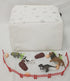 Rectangular Canvas Storage Bin, Waterproof Nursery Hamper with Handles, Gift Basket for Home and Office