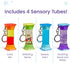 hand2mind Soothing Swirlers Sensory Tubes, Mini Fidget Keychains, Anxiety Relief Items, Calming Toys for Kids, Calm