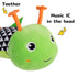 Sumobaby Infant Musical Stuffed Animal Activity Toy, Multi-Sensory Crinkle, Rattle for Tummy Time, Caterpillar