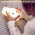 Dimmable HAPPYBAG Kids Night Light,Cute Soft Silicone Dog Lamp Nursery Portable Puppy Kawaii Lamps,Bedside Lamp