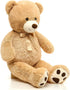 MaoGoLan Large Tan Teddy Bear, 39 Inch Life Size Jumbo Stuffed Animal for Kids and Girlfriend
