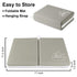 Bath Knee Pad - 1.5inch Extra Thick Bath kneeling Pad Non-Slip Rubber - Foldable Bathtub Knee Mat Large Safety bath Kneeler Pad for Baby Bathtime, Garden Work, Exercise - Gray by GameXcel