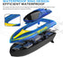 2.4 2 Akargol RC Boat with LED - Remote Control Boat for Pools and Lakes GHZ RC Boats with Rechargeable Battery Whole