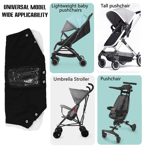 Nakazawa 360 Warmth Locking armrest Stroller Gloves Hand Muff,Perfect Stroller Accessory for Cold Weather, Wind