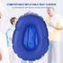 Sonew Professional Air Inflatable Potty Blue Seat Cushion, Portable Foldable Back Cushion