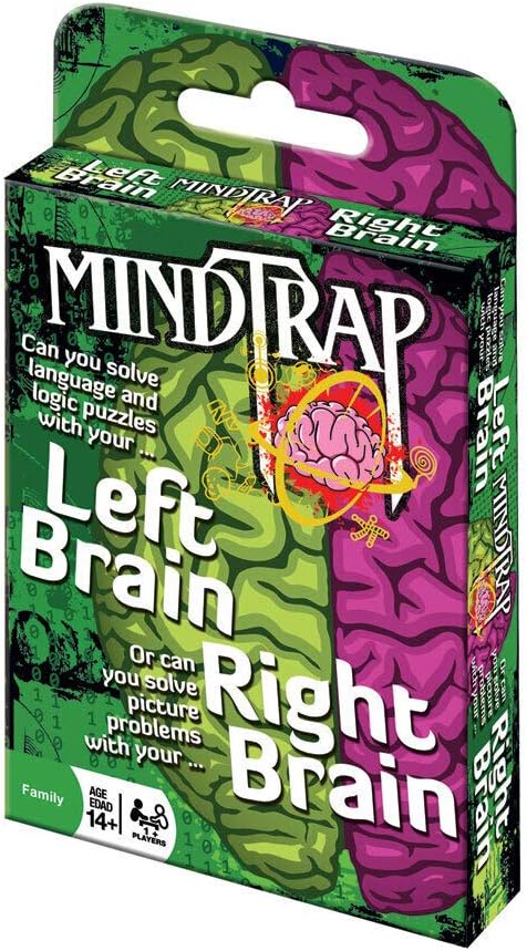 Outset Media MindTrap: Challenge Both Left and Right Brain - For 1 or More Players Ages 12 and Up
