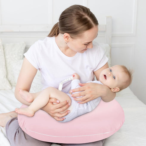 Hooyax Baby Waterproof Nursing Pillow Cover, Stretchy Nursing Covers for Breastfeeding Pillows, Adorable Infant Feeding
