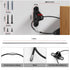 10 Pcs Furniture Anchors, Baby Proofing Anti-Tip Metal Straps for Cabinet, Wardrobe, Dresser Safety