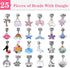 VICTLOV 126 Pieces Charm Bracelet Making Kit, DIY Craft for Girls, Unicorn/Mermaid Crafts Gifts Set for Arts and Crafts