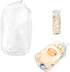 ICEICE 17cm (7 Inches) Clear Display & Storage Case for Doll PVC Bag with Detachable Keychain for Collectible Toys