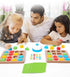 Wooden Puzzles Shape Color Matching Board Games for Preschool Educational Montessori Toys for Kids Ages 3-6