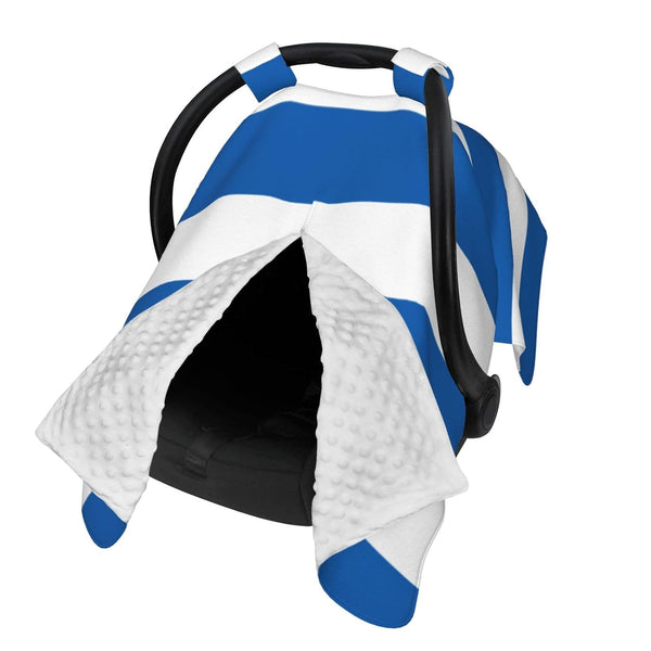 CQMZJHU Greek Flag Baby Car Seat, Rain Shelter, Multifunctional Nursing Cover for Newborns,