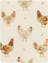 CZXW 52" 28" Farmhouse Chickens Crib Sheets Fitted x Natural Cotton Soft & Breathable for Baby Crib Mattress
