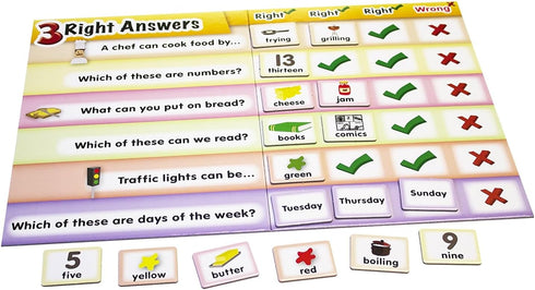 6 JL406) Junior Learning Comprehension Games, Multi, (Model: