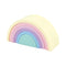 Hudson Baby Silicone Toy Arches, Pastel Rainbow, One Size