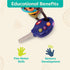 B. toys LucKeys - Blue, Pretend Play Toy Car Keys with Lights & Sounds for Babies and Toddlers