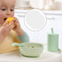 Lyreh 9pcs Transparent Suction Stickers for Stokke Tripp Trapp Tray, Round & Rectangle Strong Suction Fixer Adhesive