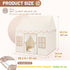 Kids Play Tent Indoor: with Mat, Tassel Garland, Star Lights - Girl Tent Indoor Playhouse for Kids Toys for Boy Girl