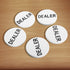 2-Inch Dealer Button - Set of 5 Professional Casino Poker Game Dealer Pucks for Texas Hold‘em and Tournaments