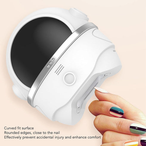 Glomora Trimmer Trimmer Electric Nail Clipper,Smart Automatic Safe Baby Nail with Nail File LED Light Electric Nail