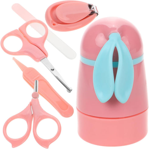 Nail Care with Cute Case Grooming Kit Including Nail Clippers Scissors Nail