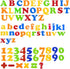 RAEQKS Magnetic Letters Numbers Alphabet ABC Colorful 123 Refrigerator Magnets for Preschool Learning Toy Set